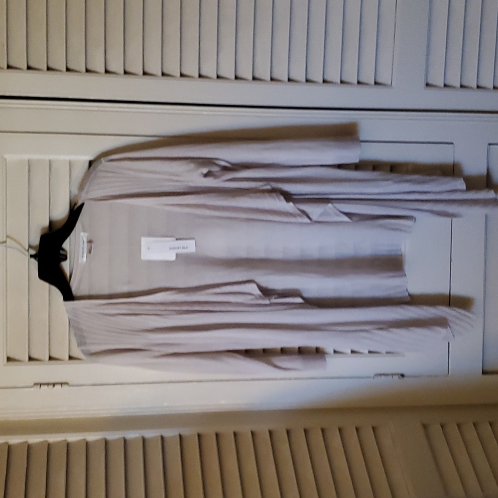 August Silk draped swing sweater